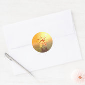 Elven Star 01 Ronde Sticker (Envelop)
