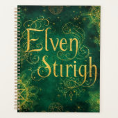 Elven Stirigh – Sigils in Green Planner (Voorkant)