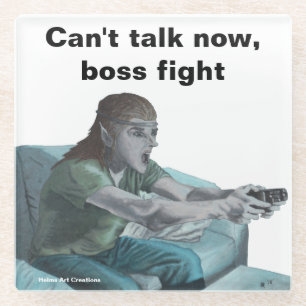 Elven Video Gamer Game Fantasy Art Glass Onderzett Glazen Onderzetter