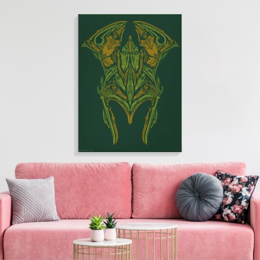 Elven Weapons Helmet Icon Canvas Afdruk (Insitu (Woonkamer))