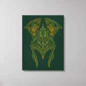 Elven Weapons Helmet Icon Canvas Afdruk (Voorkant)