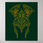 Elven Weapons Helmet Icon Poster (Voorkant)