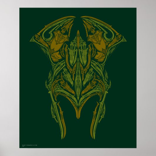 Elven Weapons Helmet Icon Poster (Voorkant)
