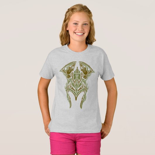 Elven Weapons Helmet Icon T-shirt (Voorkant volledig)