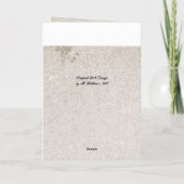 Elvenwood Pentacle Green Leaf Feestdagen Kaart (Achterkant)