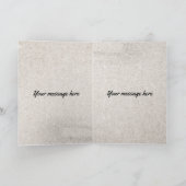 Elvenwood Pentacle Green Leaf Feestdagen Kaart (Binnen)