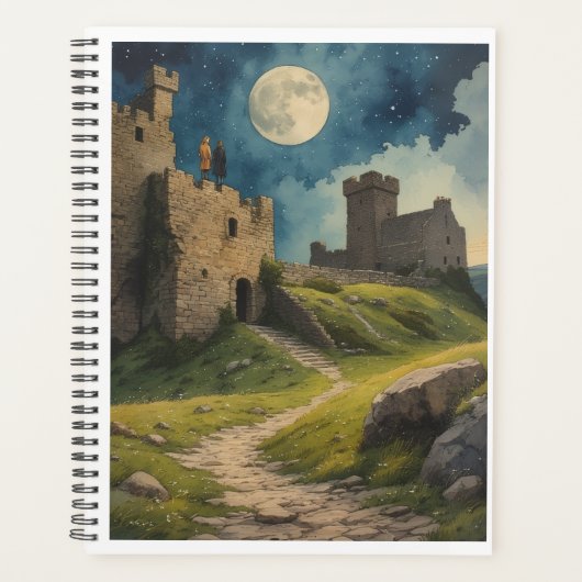 Elves Ancient Ireland Under the Night Sky Planner (Voorkant)