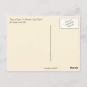 "Elves and Fairies, A Midzomer Night's Dream" Briefkaart (Achterkant)