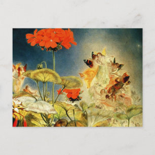 "Elves and Fairies, A Midzomer Night's Dream" Briefkaart