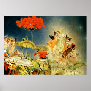 Elves and Fairies, A Midzomer Night's Dream Poster