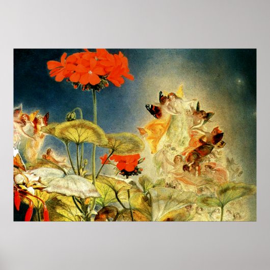 Elves and Fairies, A Midzomer Night's Dream Poster (Voorkant)