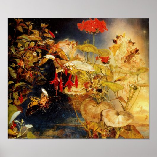 "Elves and Fairies, A Midzomer Night's Dream" Poster (Voorkant)