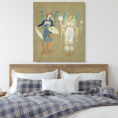 Elves and Fairy Painters uit 'The Snowman' 1899 Canvas Afdruk (Insitu (Slaapkamer))