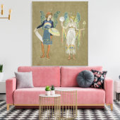 Elves and Fairy Painters uit 'The Snowman' 1899 Canvas Afdruk (Insitu (Woonkamer))