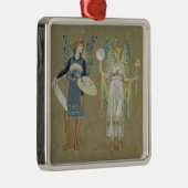 Elves and Fairy Painters uit 'The Snowman' 1899 Metalen Ornament (Rechts)