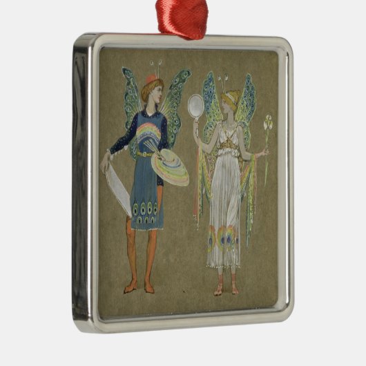 Elves and Fairy Painters uit 'The Snowman' 1899 Metalen Ornament (Rechts)