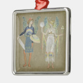 Elves and Fairy Painters uit 'The Snowman' 1899 Metalen Ornament (Links)