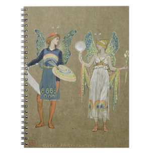 Elves and Fairy Painters uit 'The Snowman' 1899 Notitieboek