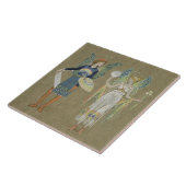 Elves and Fairy Painters uit 'The Snowman' 1899 Tegeltje (Zijkant)