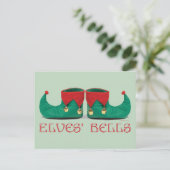 Elves' Bells Briefkaart (Staand voorkant)