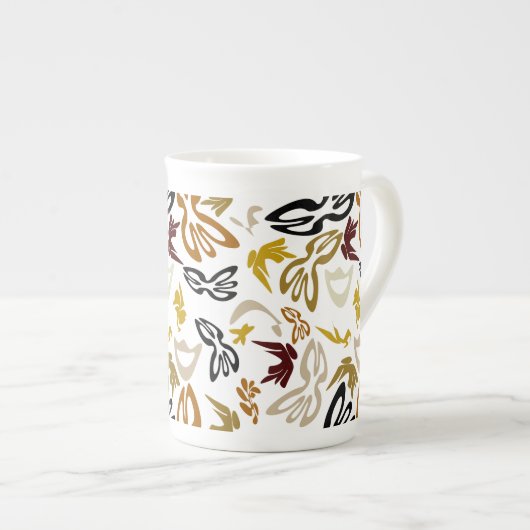 Elves, Butterflies and Masks 1 Porselein Kop (Voorkant rechts)