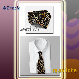 Elves, Butterflies and Masks 2 Stropdas