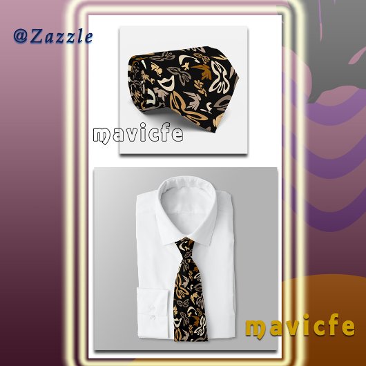 Elves, Butterflies and Masks 2 Stropdas