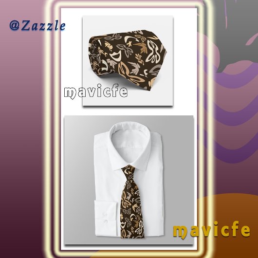 Elves, Butterflies and Masks 3 Stropdas