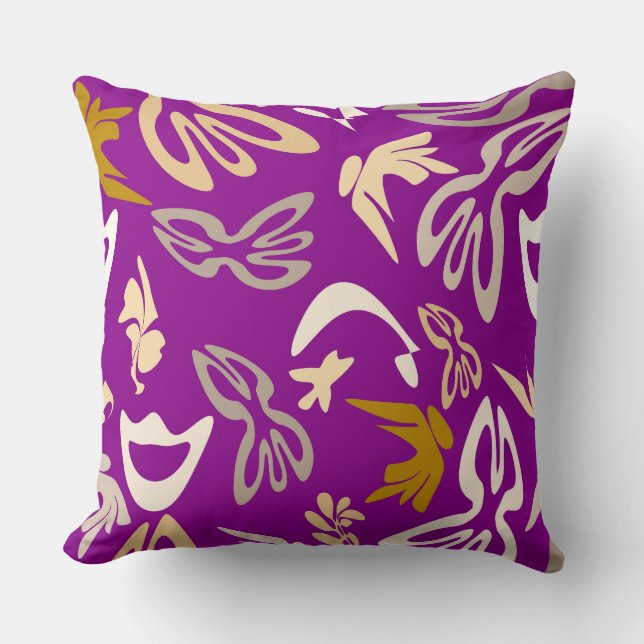 Elves, Butterflies and Masks 6 Kussen (Voorkant)