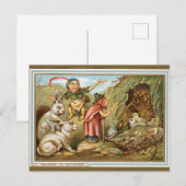 Elves en Bunnies Feestdagenkaart (Voorkant / Achterkant)