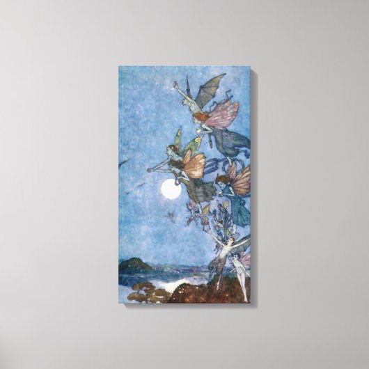 Elves en Fairies uit de Tempest Canvas Afdruk (Voorkant)