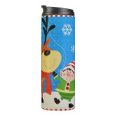 Elves en rendier thermosbeker (Geroteerd rechts)