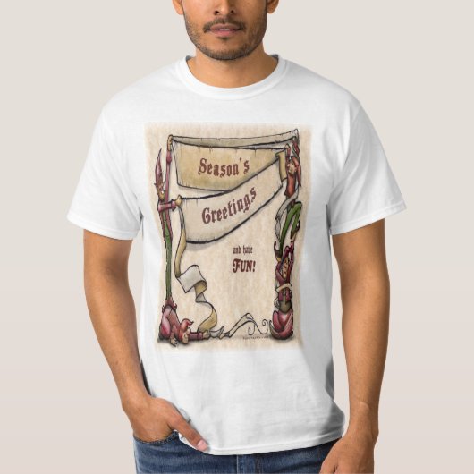 Elves - Groeten van het seizoen T-shirt (Voorkant)
