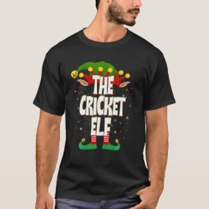 Elves Group The Cricket Elf Kerstmis T-shirt