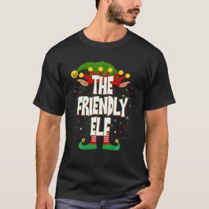 Elves Group The Friendly Elf Kerstmis T-shirt