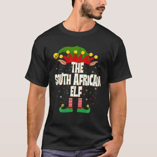 Elves Group The South African Elf Christmas T-shirt (Voorkant)