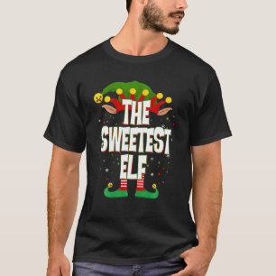 Elves Group The Sweetest Elf Kerstmis T-shirt