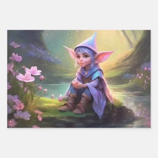 Elves Inpakpapier Vel (Voorkant)