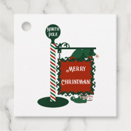 Elves Legs Merry kerstcadeau-Label Bedankjes Labels