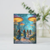 Elves Mushrooms Briefkaart (Staand voorkant)