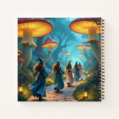 Elves Mushrooms Notitieboek (Achterkant)