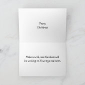 ELVES ON STRIKE - MAKING TOYS SNEL FEESTDAGEN KAART (Binnen)