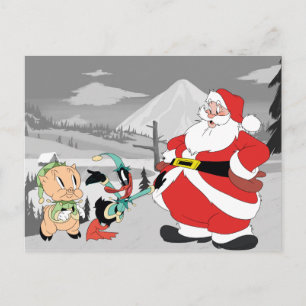 Elves Porky Pig & DAFFY DUCK™ Feestdagenkaart