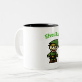 Elves Rule! Tweekleurige Koffiemok (Voorkant links)