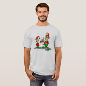 elves schildervliegtuig t-shirt (Voorkant volledig)