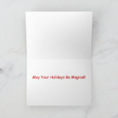 Elves Workshop Kerst Feestdagen Kaart (Binnen)