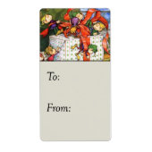 Elves Wrapping Gift Label (Voorkant)