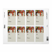 Elves Wrapping Gift Label (Full Sheet)
