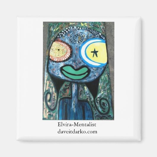 Elvira-Mentalist Magneet (Voorkant)