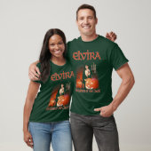 Elvira Mistress of the Dark Pumpkin Halloween Horr T-shirt (Unisex)
